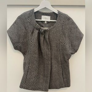 7 For All Mankind Short Sleeve Jacket